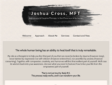 Tablet Screenshot of joshuacross.net